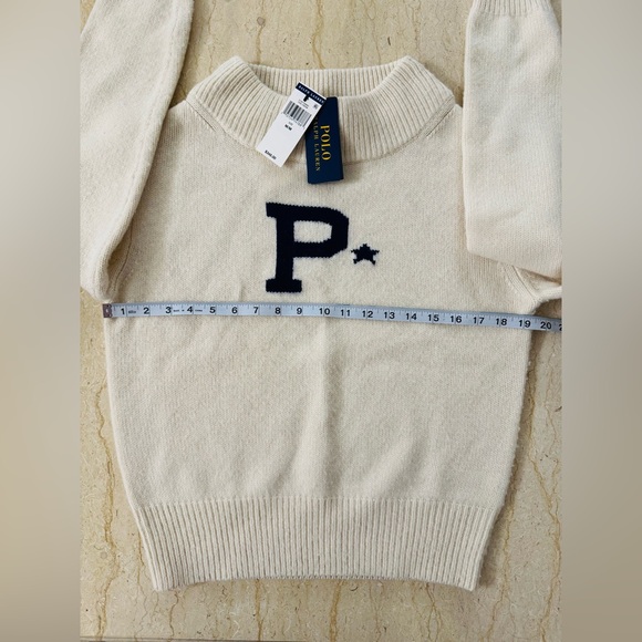 NWT Polo Ralph Lauren Polo Varsity Turtleneck Sweater. M. $348 - Picture 8 of 13